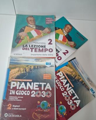 libro storia e geografia 2 anno scuole medie