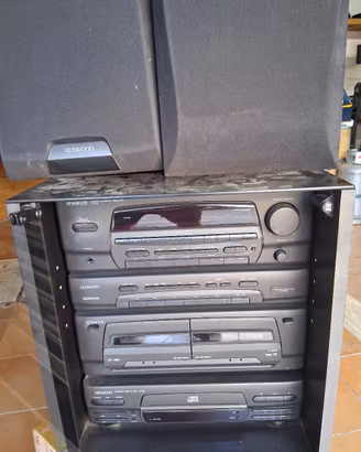 impianto stereo Hi-Fi vintage Kenwood 