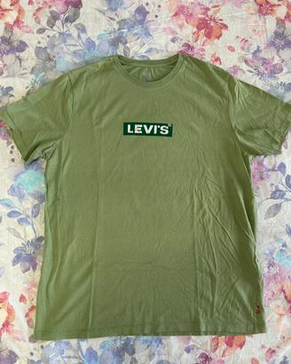 T-Shirt Levi's Verde Salvia / Militare Originale L