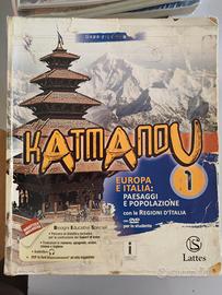 libro di geografia  prima media
