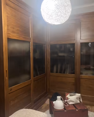 Armadio legno massello noce