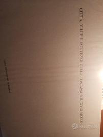 Grande libro CITTÀ FORTEZZE XVIII SECOLO TOSCANA