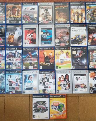 Lotto di 30 Videogiochi per Sony Playstation 2