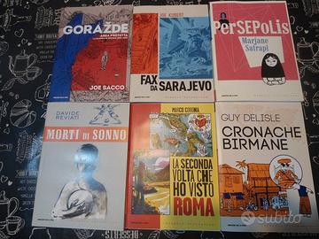 FUMETTI VOLUMI GRAPHIC JOURNALISM