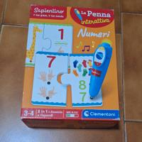 sapientino penna interattiva "numeri" 3-4 anni