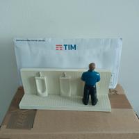 Portalettere Track orinatoio WC