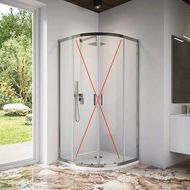 Box doccia angolare 70X90 senza ante