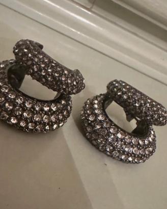 Orecchini Zara di strass ,nuovi mai indossati