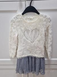 VESTITO ELEGANTE BAMBINA 4-5 ANNI OVS GIRL