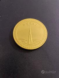 Moneta placcata in oro