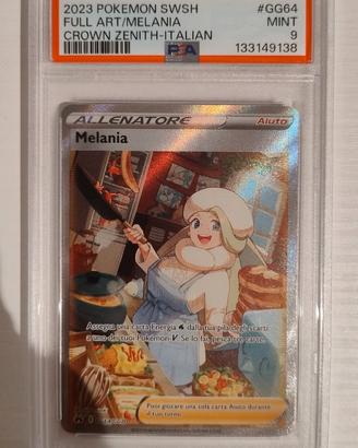 Pokemon PSA 9 Melania GG64/GG70 Zenit Regale Ita
