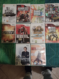 10 Giochi wii NUOVI+casse mp3 o nunchuk wirless