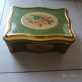 Scatola latta vintage Elah