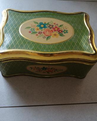 Scatola latta vintage Elah