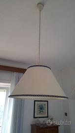 Lampadario in tessuto