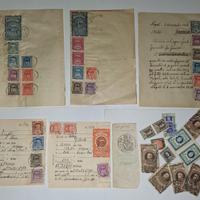 lotto Documenti ricevute con marche da bollo 