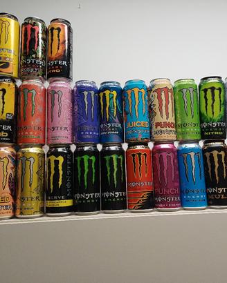 Monster 31 lattine vuote collezione