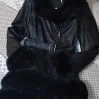 Giacca in ecopelle S