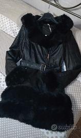 Giacca in ecopelle S