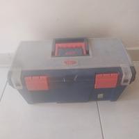 cassetta  per utensili , più borsa da idraulico 