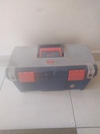 cassetta  per utensili , più borsa da idraulico 