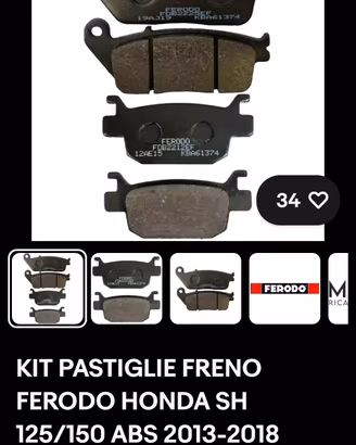 Pasticche Ferodo x Honda SH...