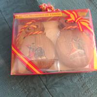 Set 2 nacchere souvenir spagnole vintage