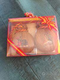 Set 2 nacchere souvenir spagnole vintage