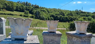 vasi da fiori cemento nuovi mai usati 