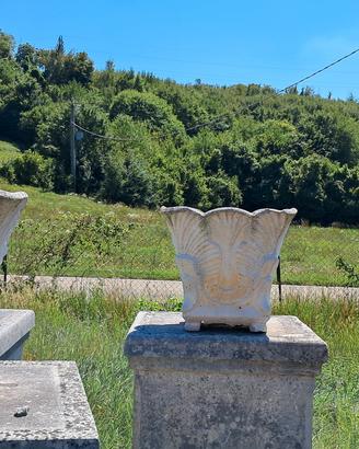 vasi da fiori cemento nuovi mai usati 