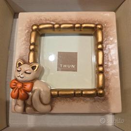 Portafoto THUN gatto con fiocco, originale con sca