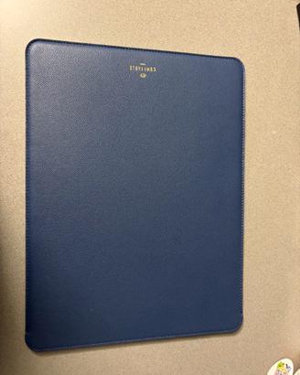 Custodia per laptop 14 pollici ecopelle blu