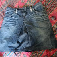 gonna al ginocchio jeans Sisley 