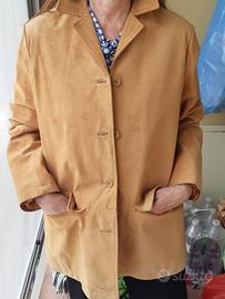 Giacca in pelle scamosciata CONBIPEL