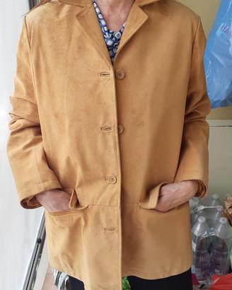 Giacca in pelle scamosciata CONBIPEL