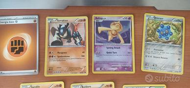 7 Carte Pokemon - Terrakion, Baltoy, bronzor, ecc