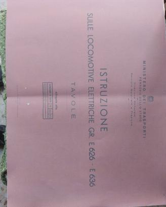 Librone Istruzione loc. elettriche Gr. E626-E636