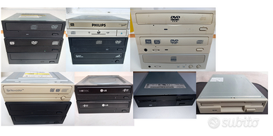 Stock Masterizzatori CD DVD RW + 2 floppy disk