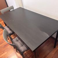 Tavolo IKEA nero 150x75 cm (ESCLUSE SEDIE)
