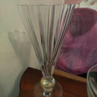 Trittico centro tavola in cristallo 