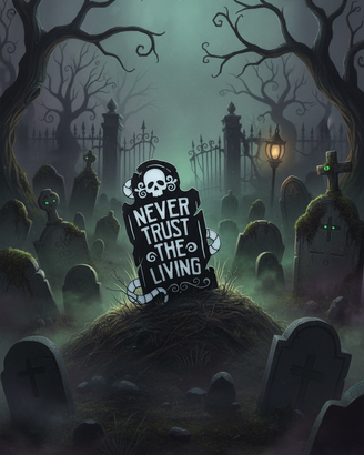 Never Trust The Living Beetlejuice Pin Spilla PLA