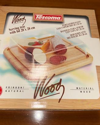 Portaformaggio cucina casa Tescoma 28 x 28 legno