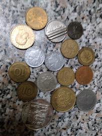 monete in lire. 5lire 10 lire 20 lire 50 lire 100 