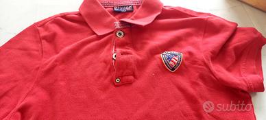 polo uomo blauer  rossa