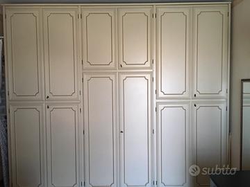 Armadio legno laccato 6 ante