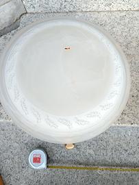 plafoniera in vetro 30 cm