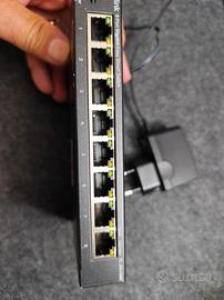 switch gigabit 8 porte gestibile 
