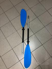 Pagaia Bravo kayak canoa due pezzi 220 cm