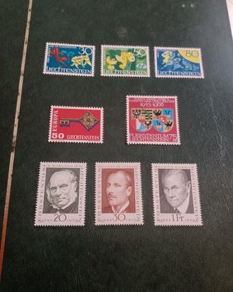 Francobolli Liechtenstein 1968