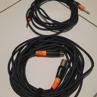 2 Cavi audio: Jack e Xlr